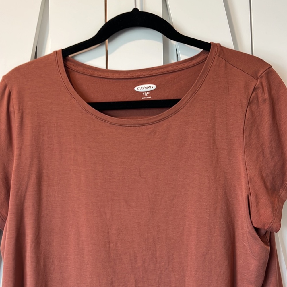 Old Navy Slim Fit Rust colored Shirt
